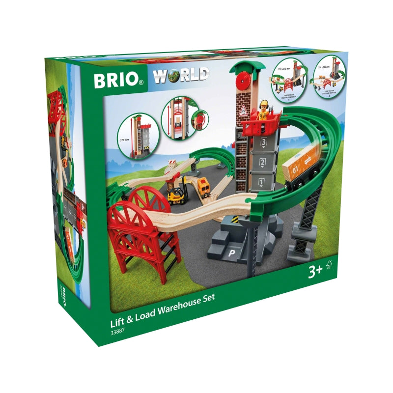 Lift and Load Warehouse Railway Set - Brio