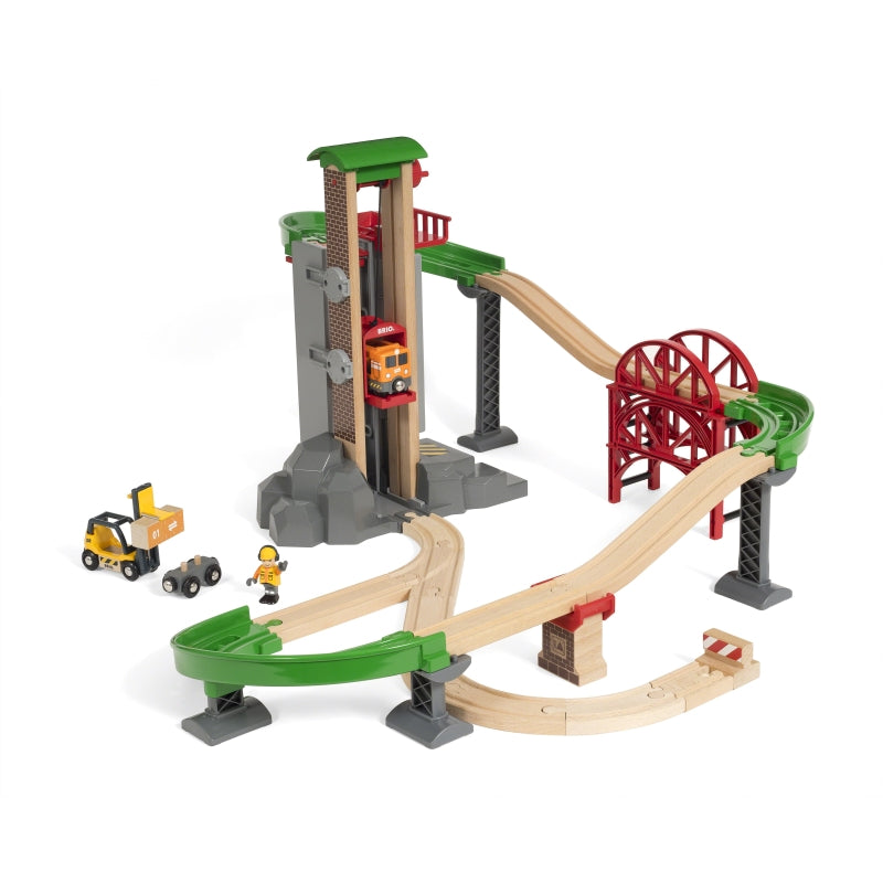 Lift and Load Warehouse Railway Set - Brio