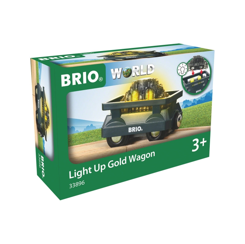 Light Up Gold Wagon - Brio
