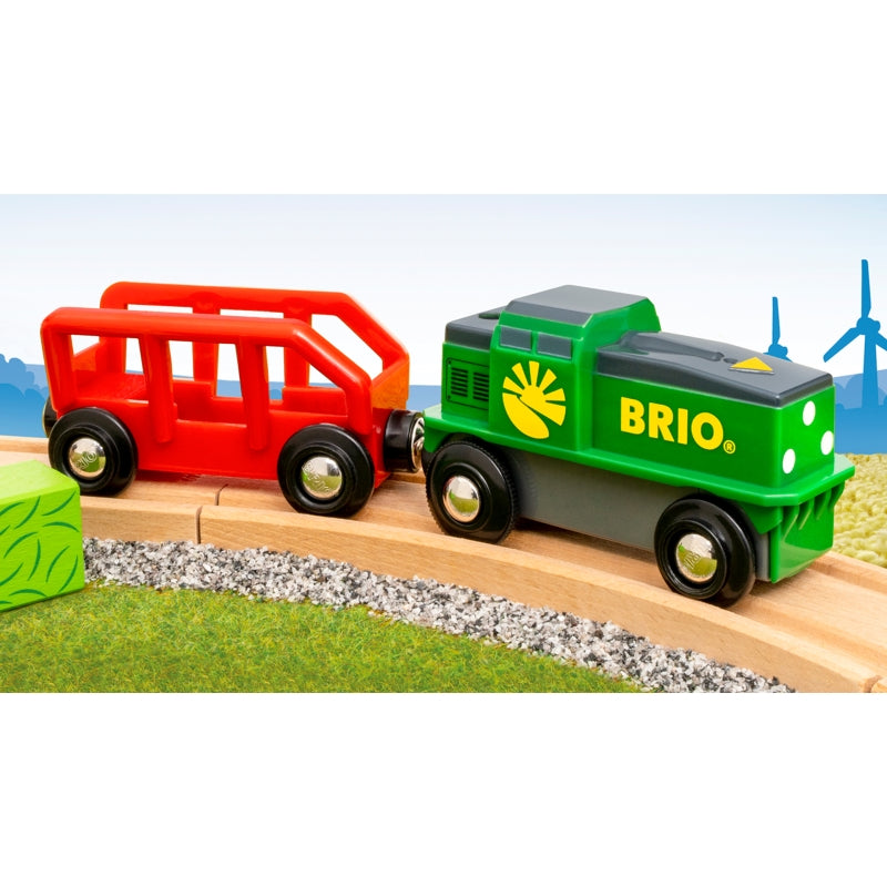 Farm Battery Train 4 pc - Brio