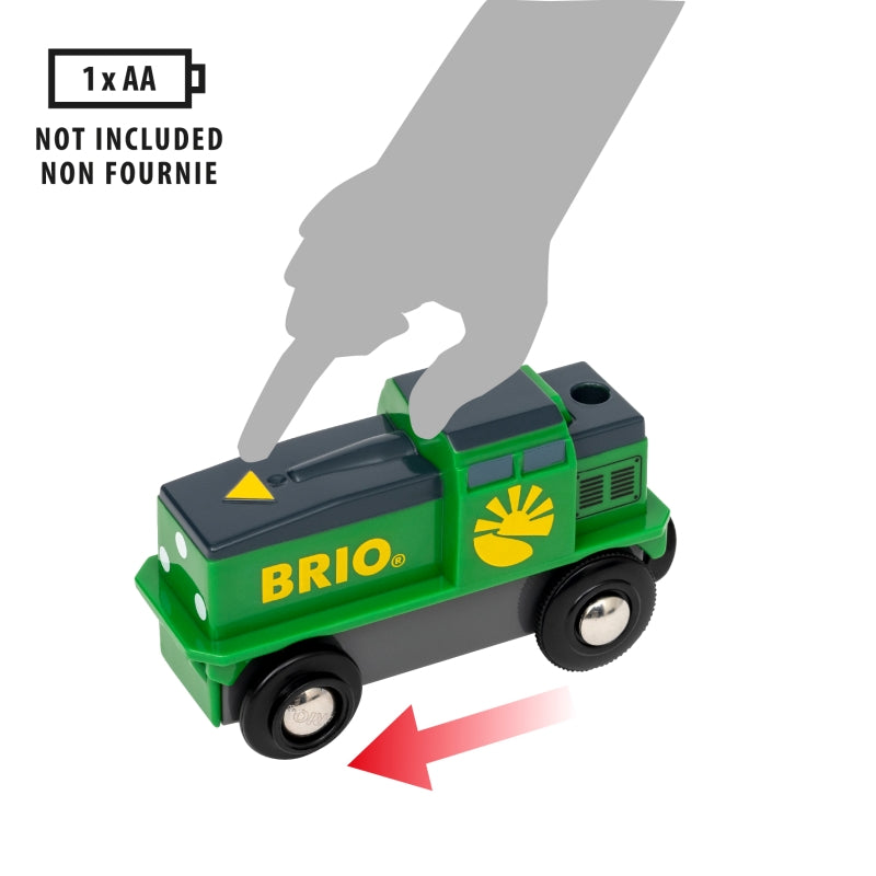 Farm Battery Train 4 pc - Brio