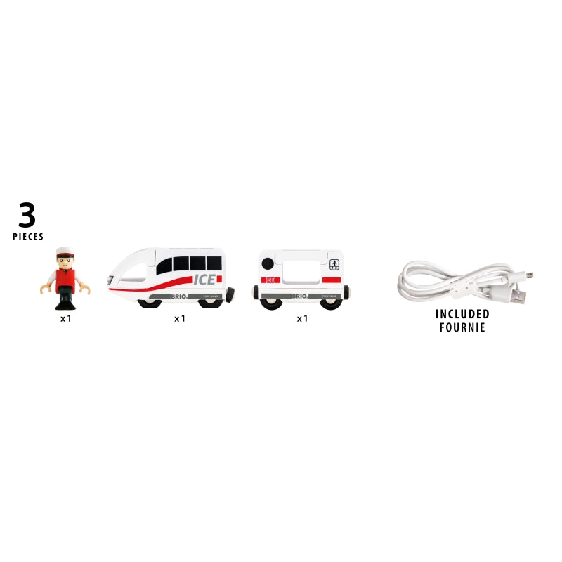 ICE Rechargeable Train 3 pcs - Brio