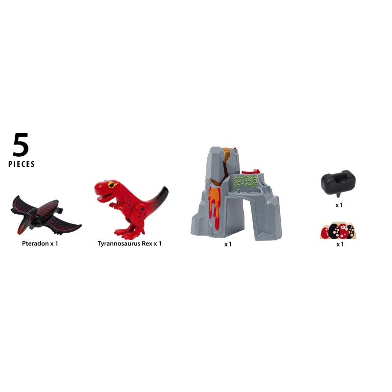 Dinosaur Erupting Volcano 5 pcs - Brio