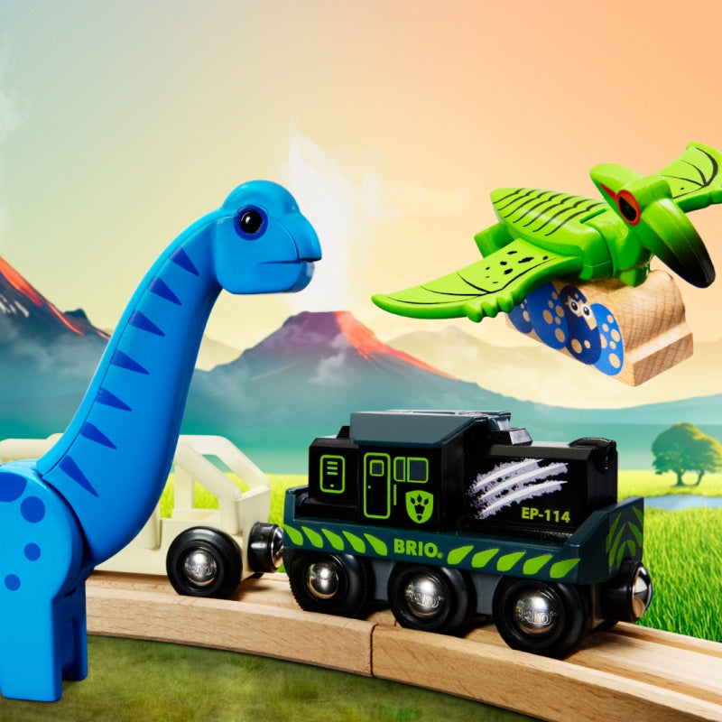Dinosaur Battery Train 5pc - Brio