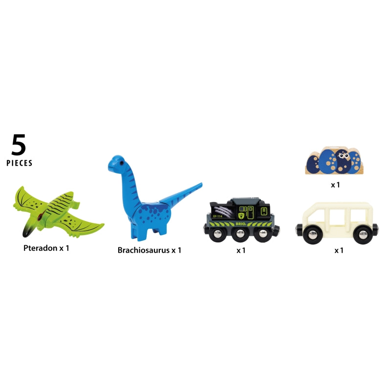 Dinosaur Battery Train 5pc - Brio