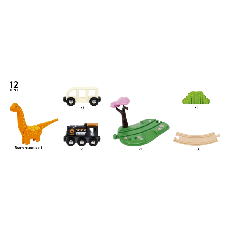 Dinosaur Circle Train  Set 12pc - Brio