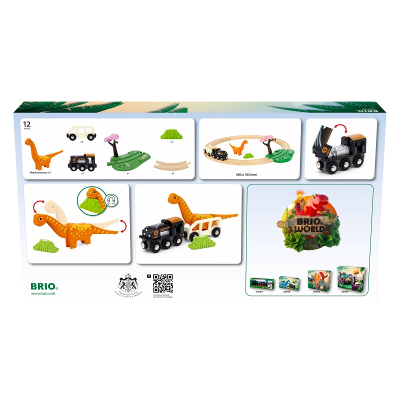 Dinosaur Circle Train  Set 12pc - Brio