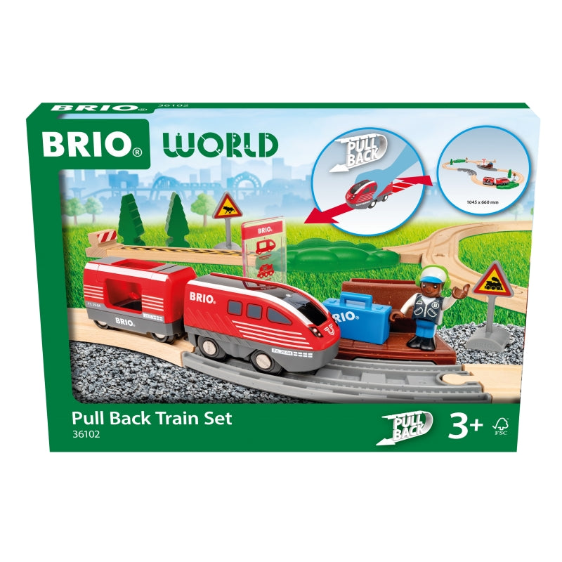 Pullback Train Set 28pcs - Brio