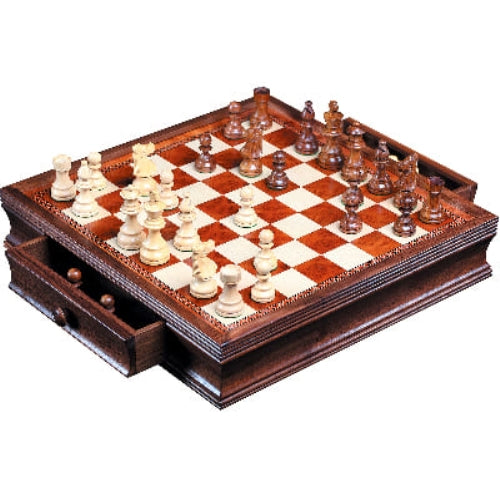 Chess 16inch Cabinet with 85mm wooden pieces - Dal Rossi