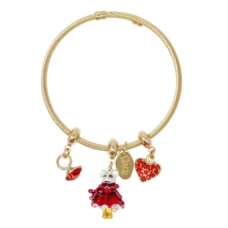 Claris Holiday Heist Charm Bracelet - Pink Poppy