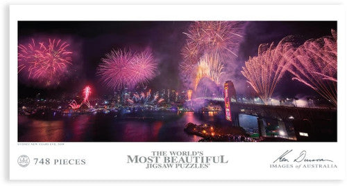 Ken Duncan 748pc Panorama Puzzle Sydney New Years Eve NSW