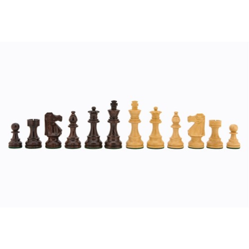 Staunton Wooden 95mm Chess Pieces - Dal Rossi