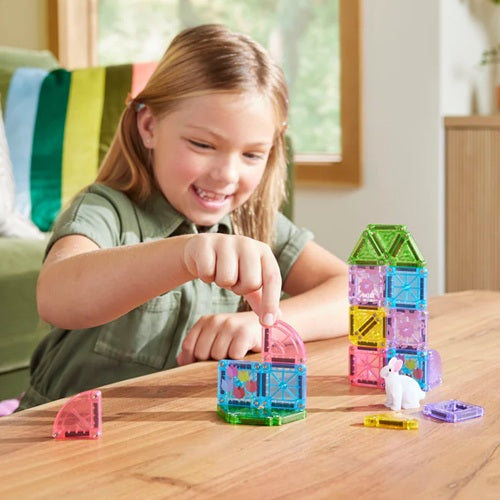 Micro Mags Travel Set Spring Garden 24pc - Magna-Tiles