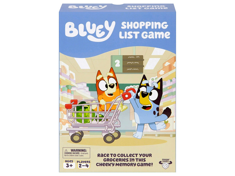Bluey Shopping List Game