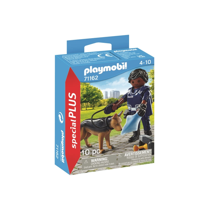 Policeman with Sniffer Dog - Playmobil