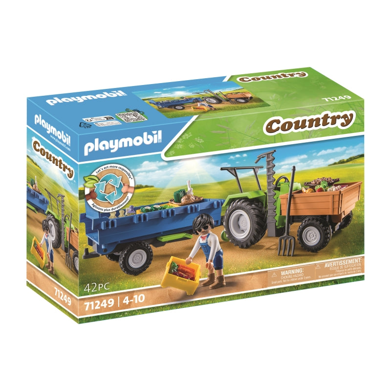 Tractor with Trailer - Playmobil