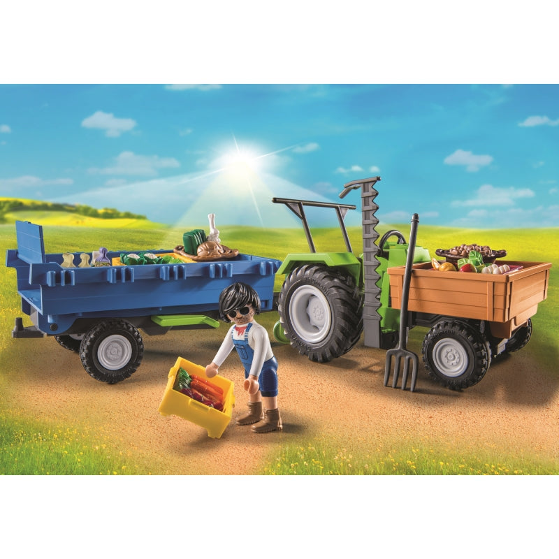 Tractor with Trailer - Playmobil