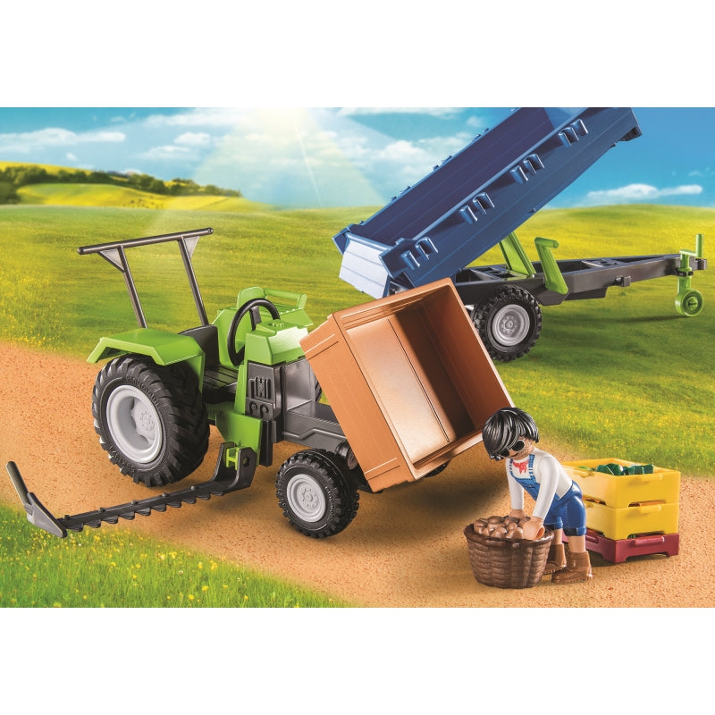 Tractor with Trailer - Playmobil