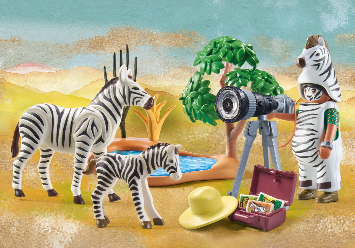 Photographer with Zebras Wiltopia - Playmobil