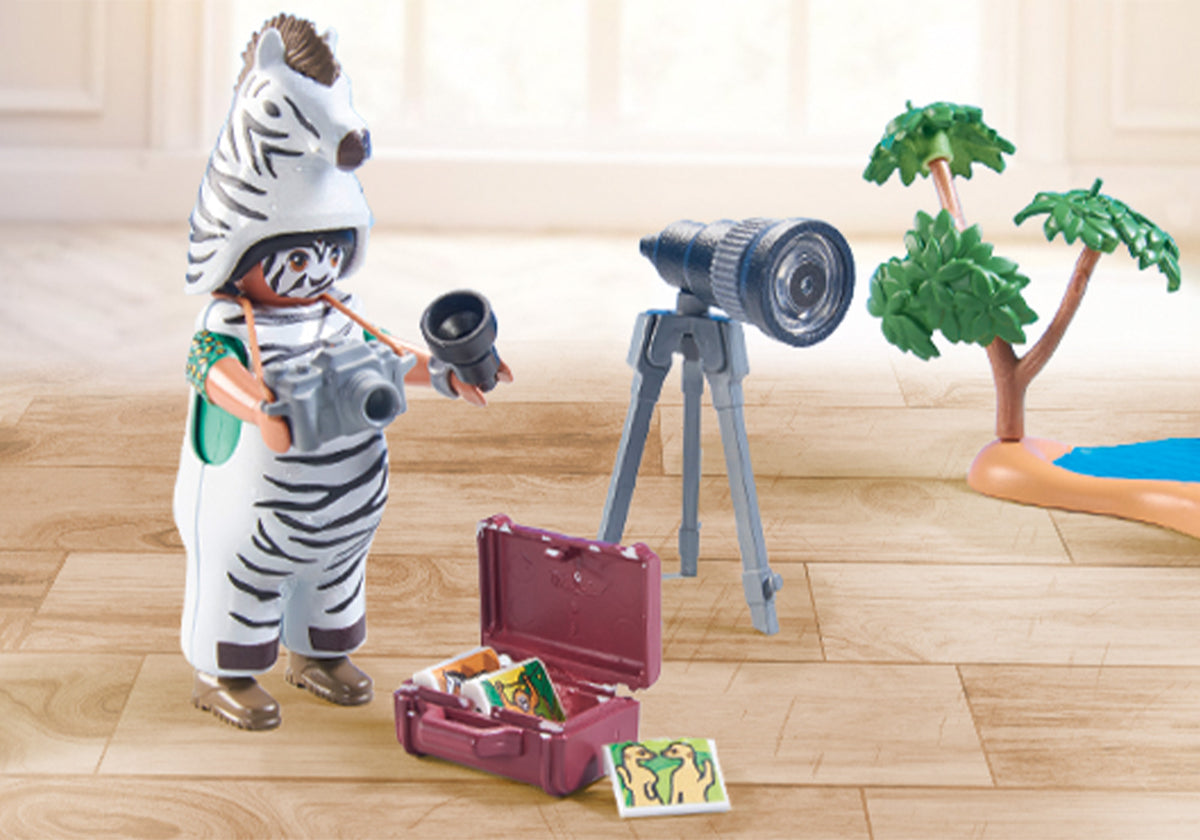 Photographer with Zebras Wiltopia - Playmobil
