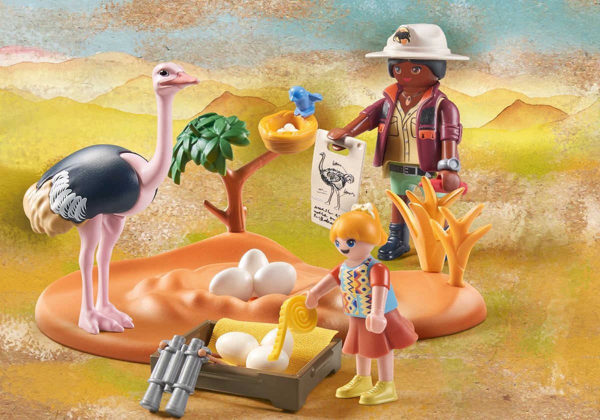 Ostrich Nest Wiltopia - Playmobil