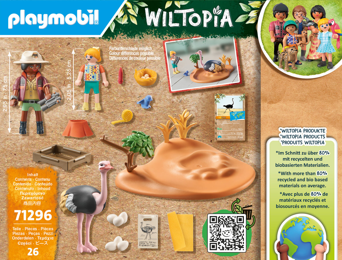 Ostrich Nest Wiltopia - Playmobil
