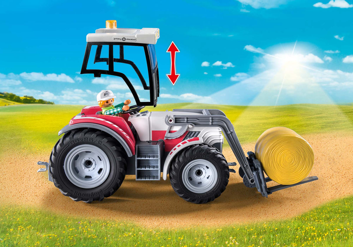 Large Tractor with Accessories - Playmobil