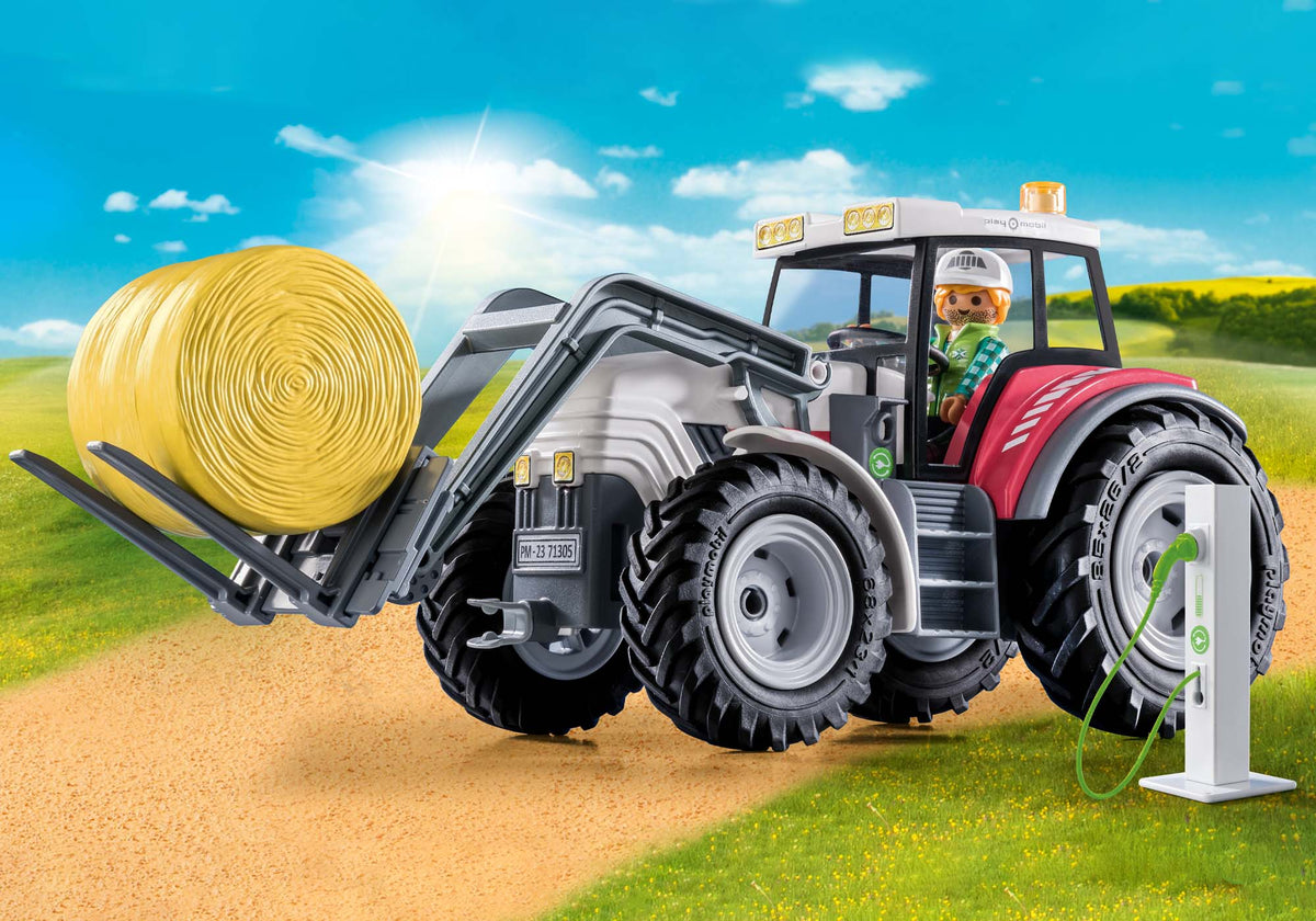 Large Tractor with Accessories - Playmobil