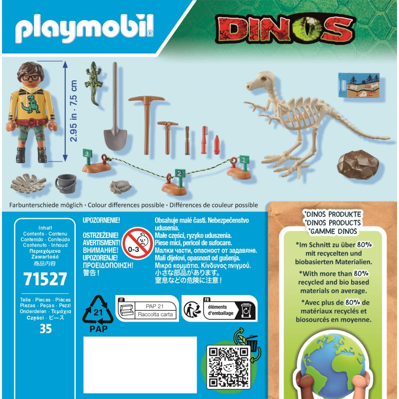 Archaeological Dig with Dino Skeleton - Playmobil
