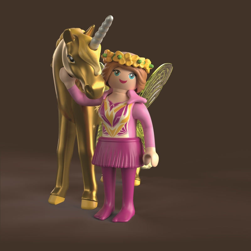 Fairy Home with Golden Unicorn - Playmobil
