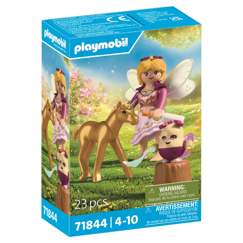 Golden Unicorn Foal with Fairy - Playmobil