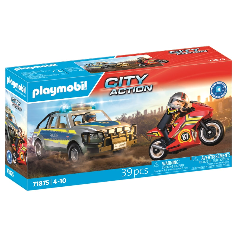 Police Chase with PIck Up Truck - Playmobil