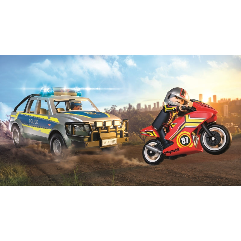 Police Chase with PIck Up Truck - Playmobil