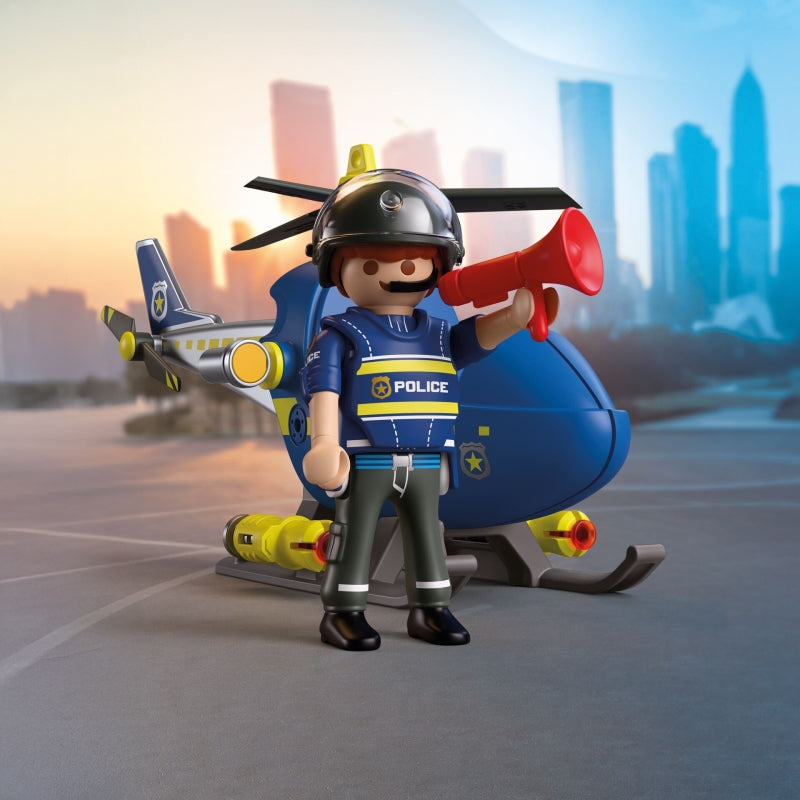Police Helicopter with Radar - Playmobil