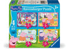 Peppa Pig Family Time 4 in a box Puzzle - Ravensburger