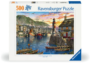 Sunrise at the Port 500pc Puzzle - Ravensburger