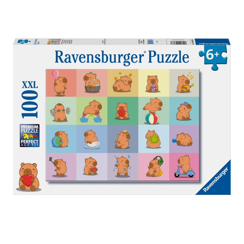 Cute Capybara 100pc Puzzle - Ravensburger