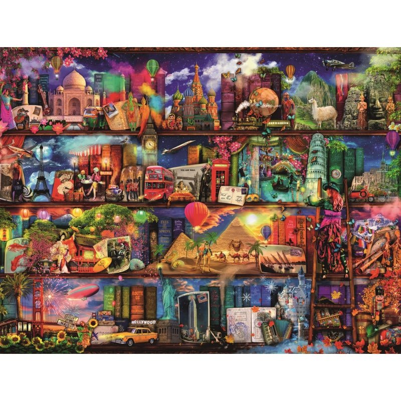 Aimee Stewart World of Books 2000pc Puzzle - Ravensburger