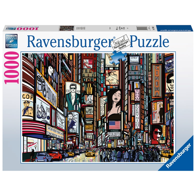 Colourful New York 1000pc Puzzle - Ravensburger