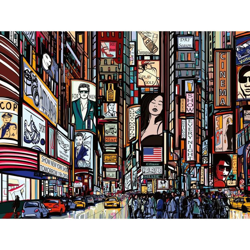 Colourful New York 1000pc Puzzle - Ravensburger