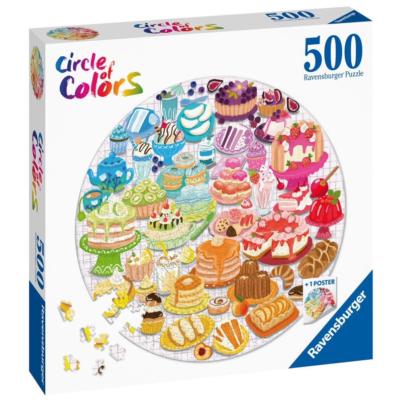 Circle of Colours Desserts 500pc Puzzle - Ravensburger