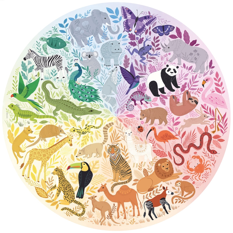 Circle of Colours Animals 500pc Puzzle - Ravensburger