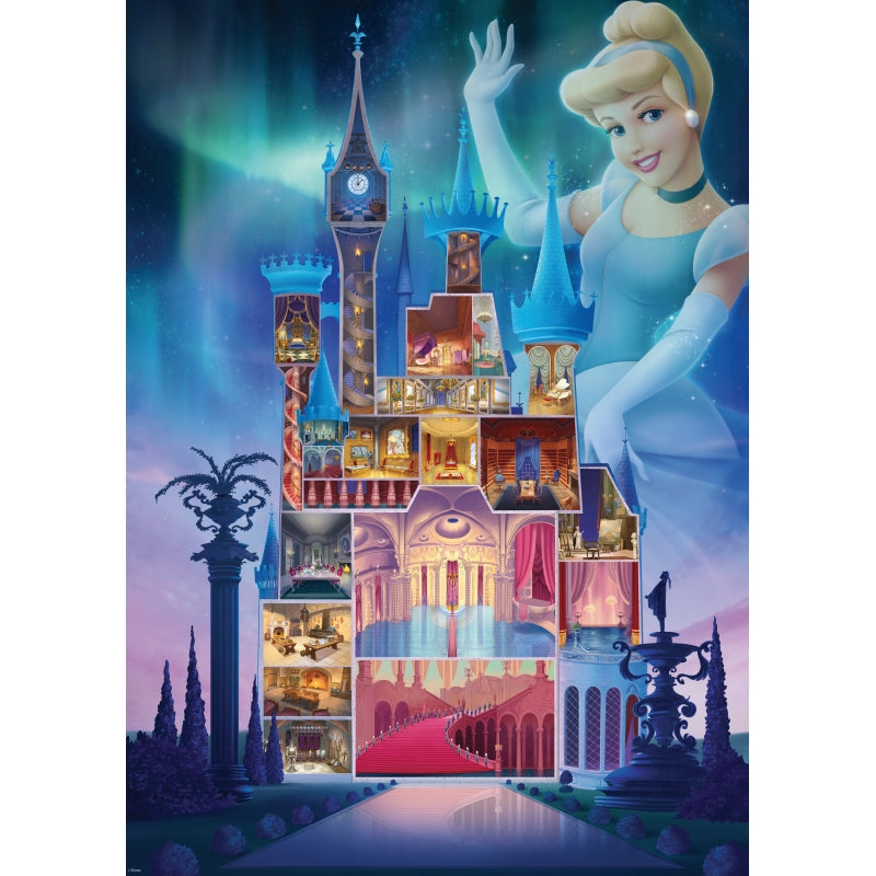 Disney Castles Cinderella 1000pc Puzzle - Ravensburger