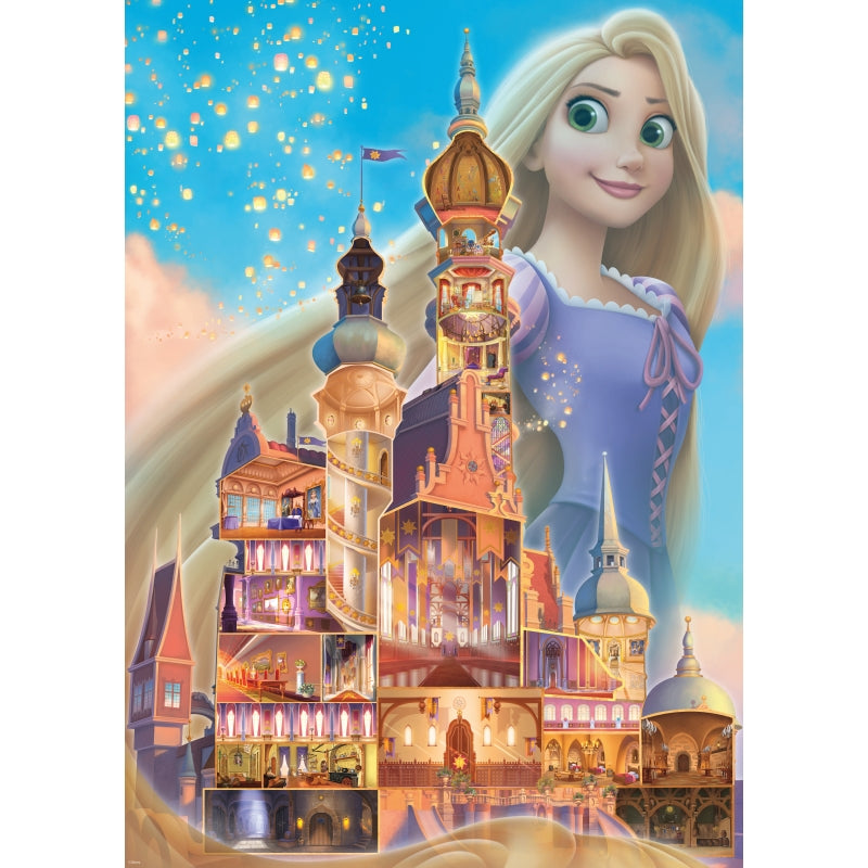 Disney Castles Rapunzel 1000pc Puzzle - Ravensburger