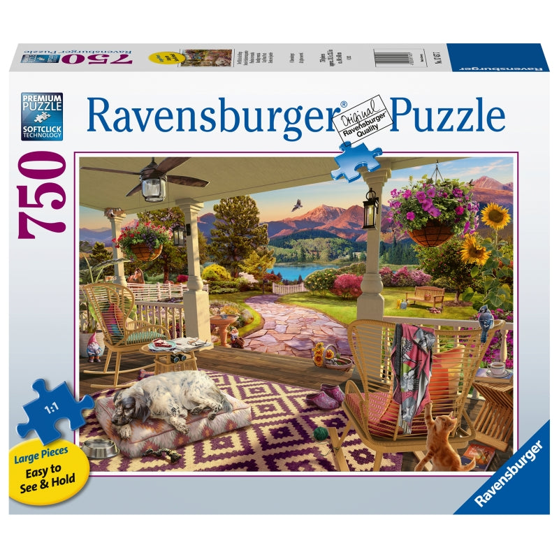 Cosy Front Porch 750pc Large Format - Ravensburger
