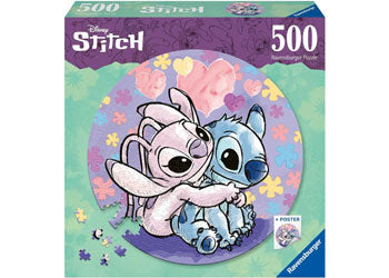 Disney Stitch Round 500pc Puzzle - Ravensburger