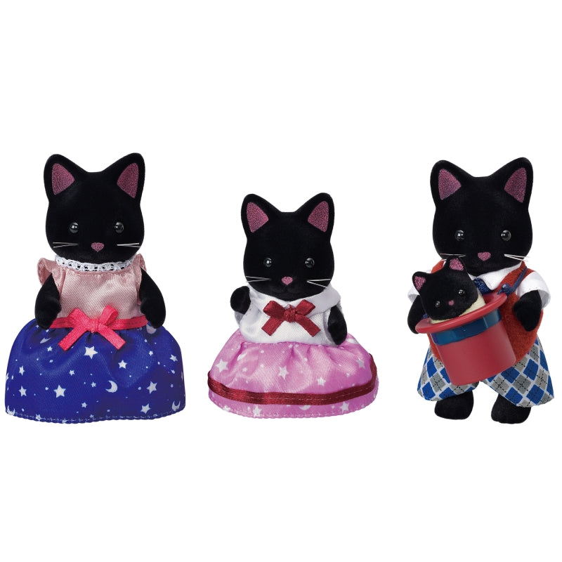 Midnight Cat Family - Sylvanian Families