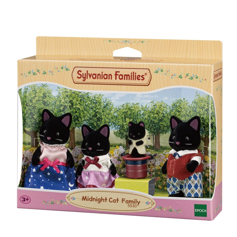 Midnight Cat Family - Sylvanian Families