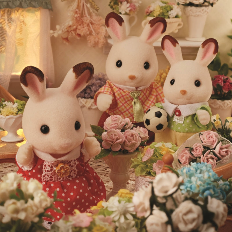 Chocolate Rabbit Family - Sylvanian Families