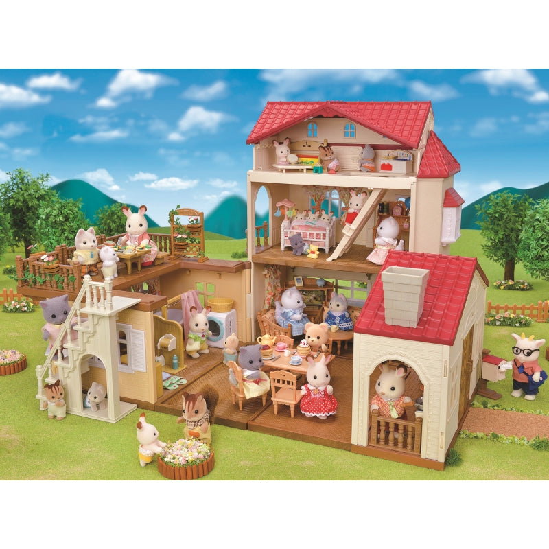 Red Roof Country Home with Attic - Sylvanian Families